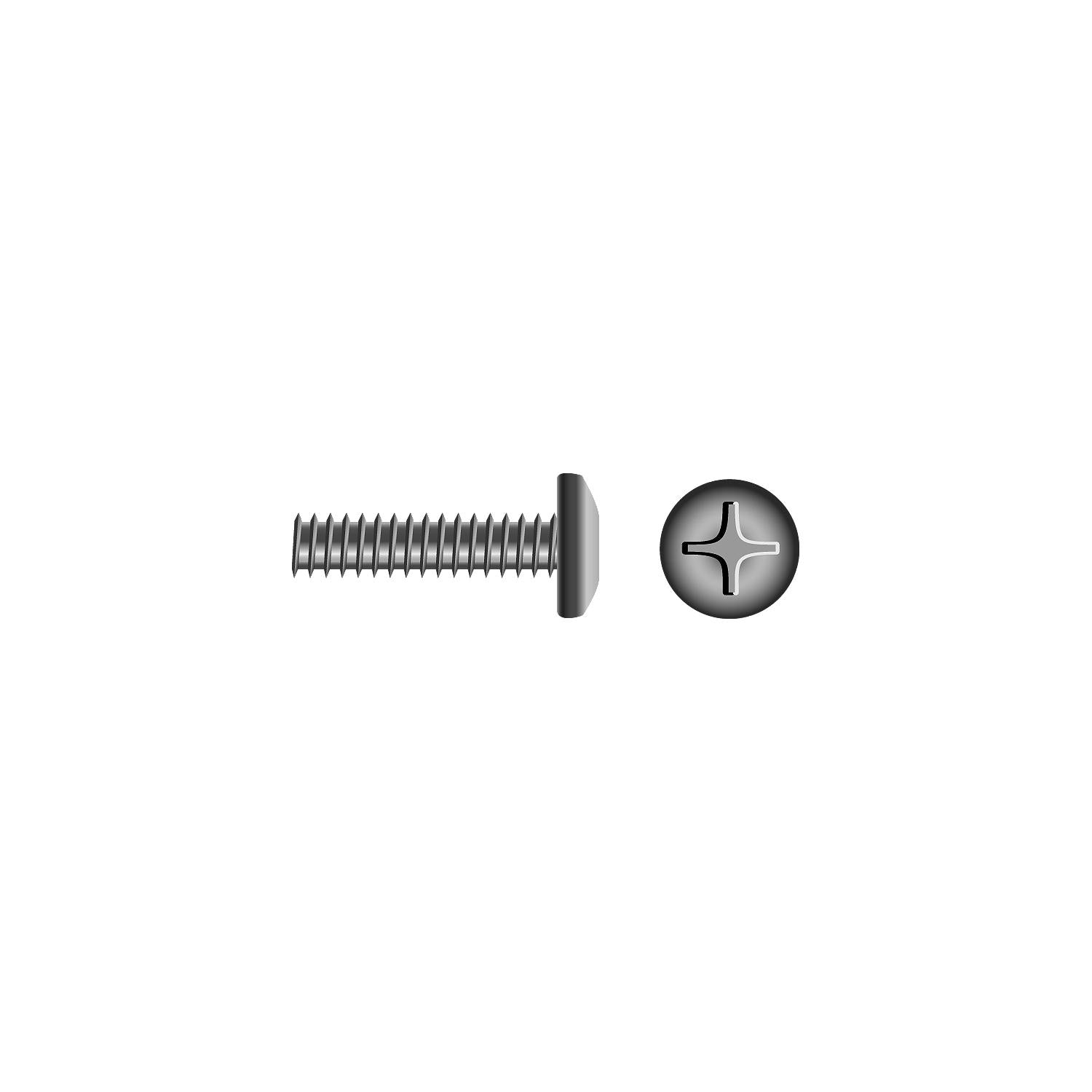 Phillips Machine Screw - Pan Head. M5-.8 x 20