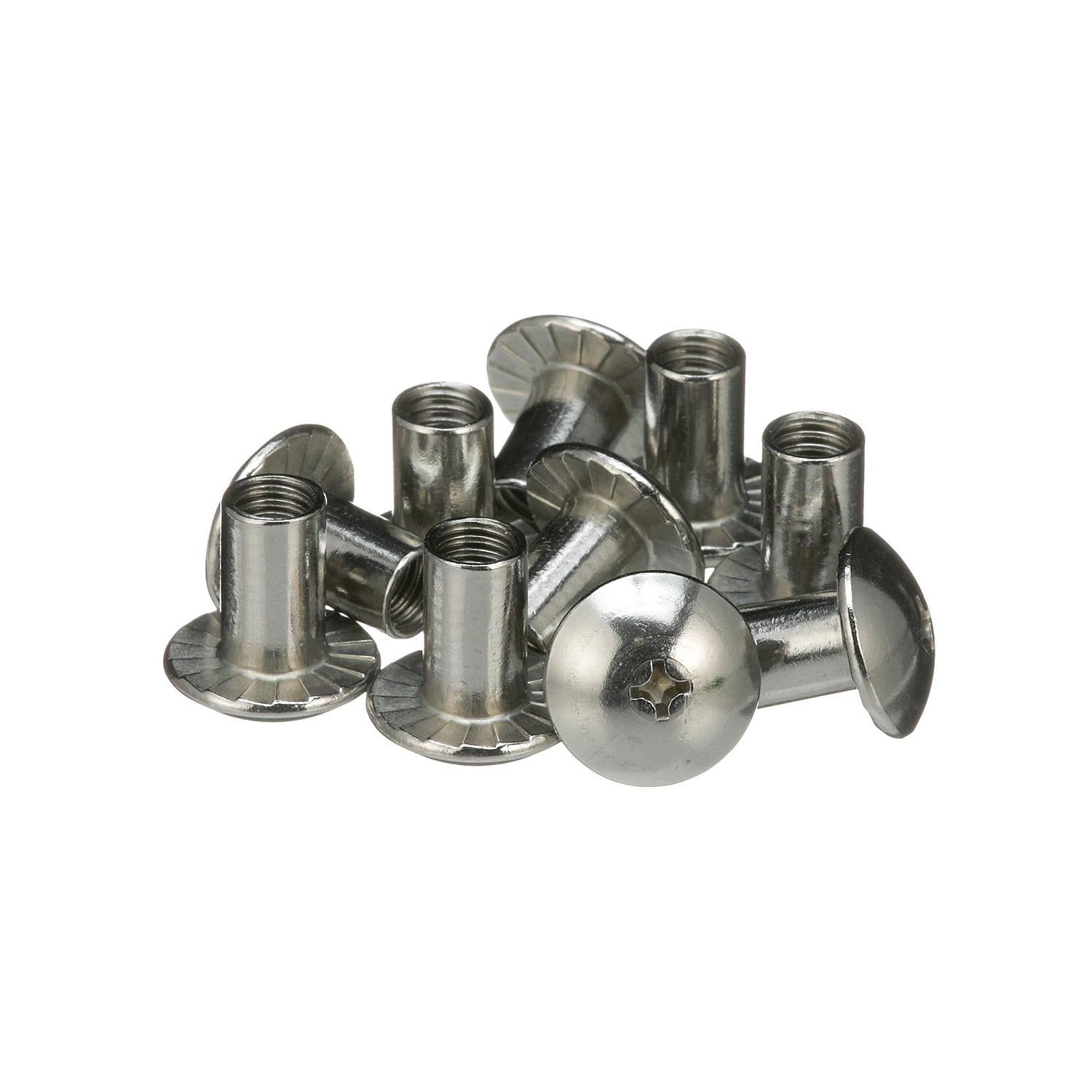 Seachoice 18-8 Stainless Steel Phillips Barrel Nuts w/ Truss Head, 3/8-16 X 3/4 In., Pack of 25
