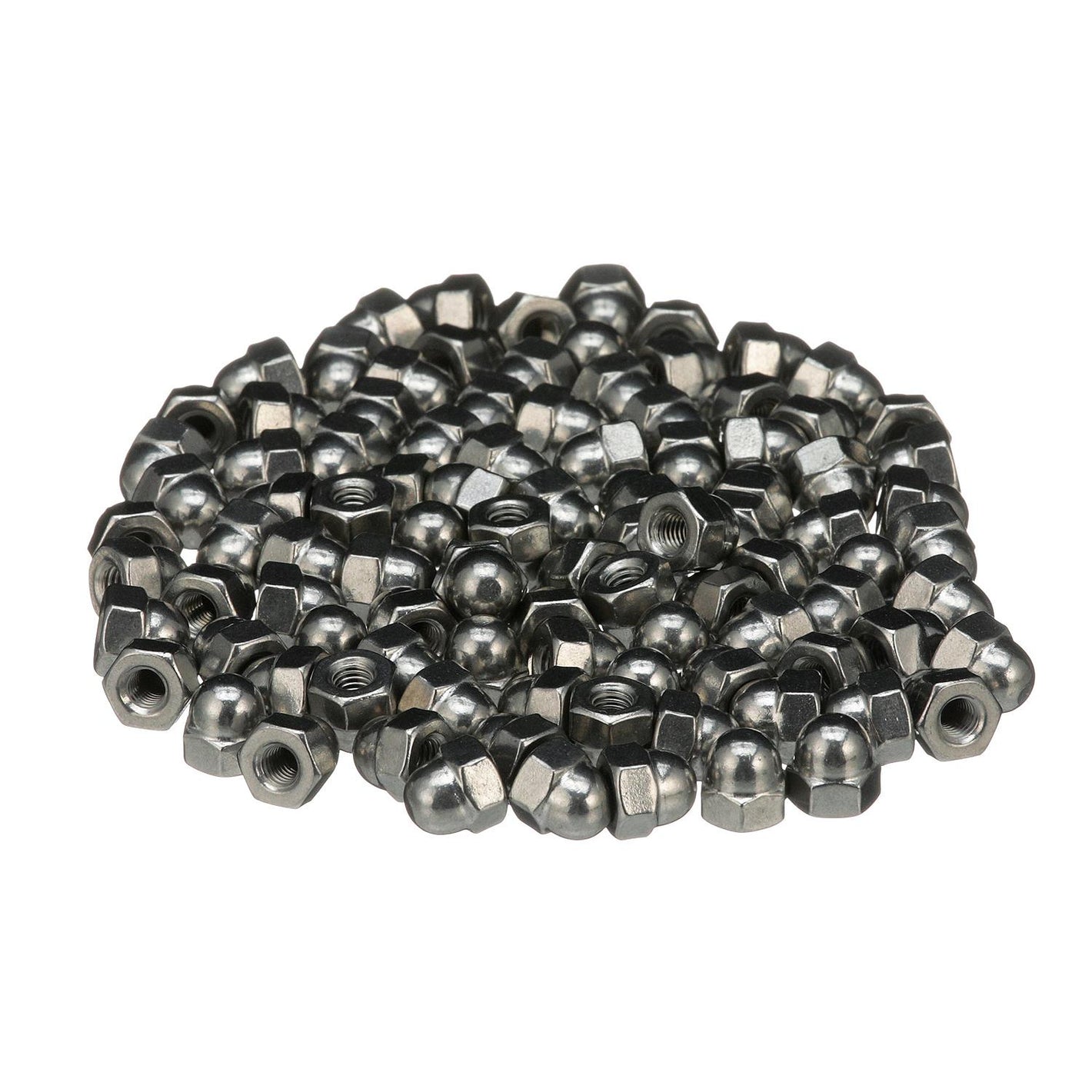 Seachoice 18-8 Stainless Steel Acorn Cap Nuts, 10-32 Size, Pack of 100