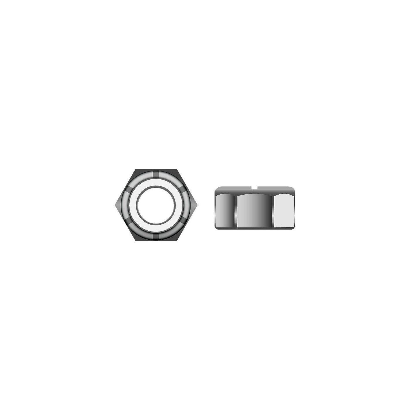 Nylon Insert Locknut - Stainless
10-24