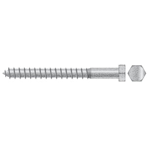 Lag Screw, 5/16 x 4"