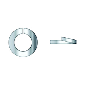 Seachoice 01779 Chrome Plated SS Flat Washer, 1/4"