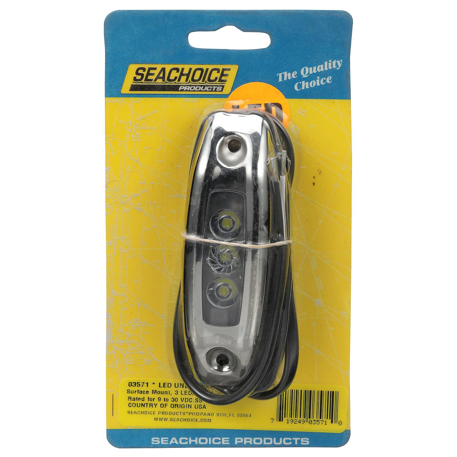 Seachoice Water Dragon LED Underwater Light, 3 White LEDs, 1,500 Lumens