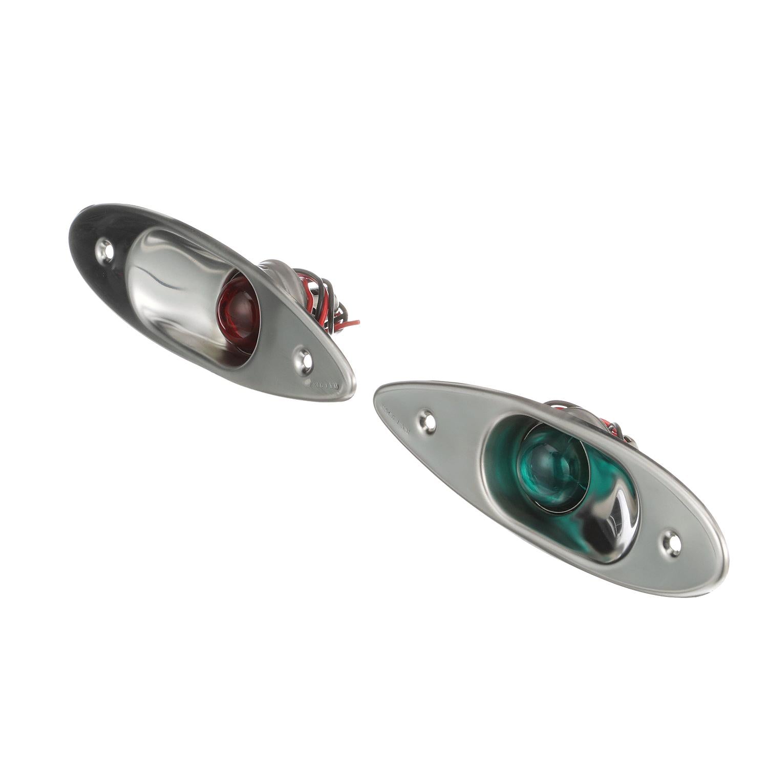 Seachoice Corrosion-Resistant Stainless Steel Side Light, Boat Navigation, Flush Mount