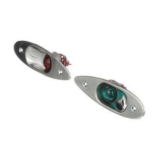 Seachoice Corrosion-Resistant Stainless Steel Side Light, Boat Navigation, Flush Mount
