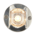 Seachoice Round Navigation Transom Light w/ Stainless Steel Flange, 3 In., Vertical Surface Mount