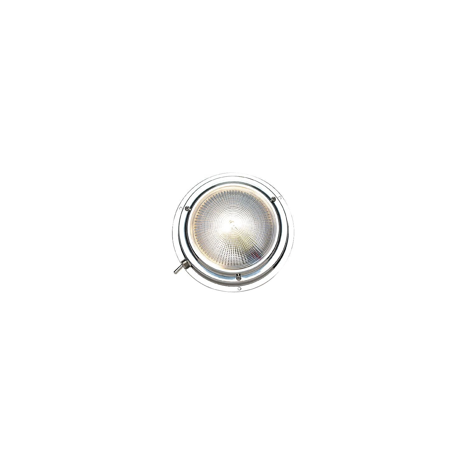 Seachoice Polished Stainless Steel Bright White Dome Light