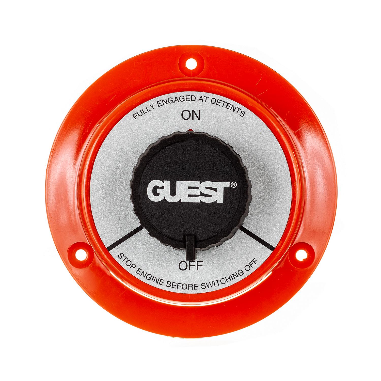 Seachoice Battery Select Switch, 2 Positions On/Off, 5-1/2 in. Dia. X 2-5/8 in. High