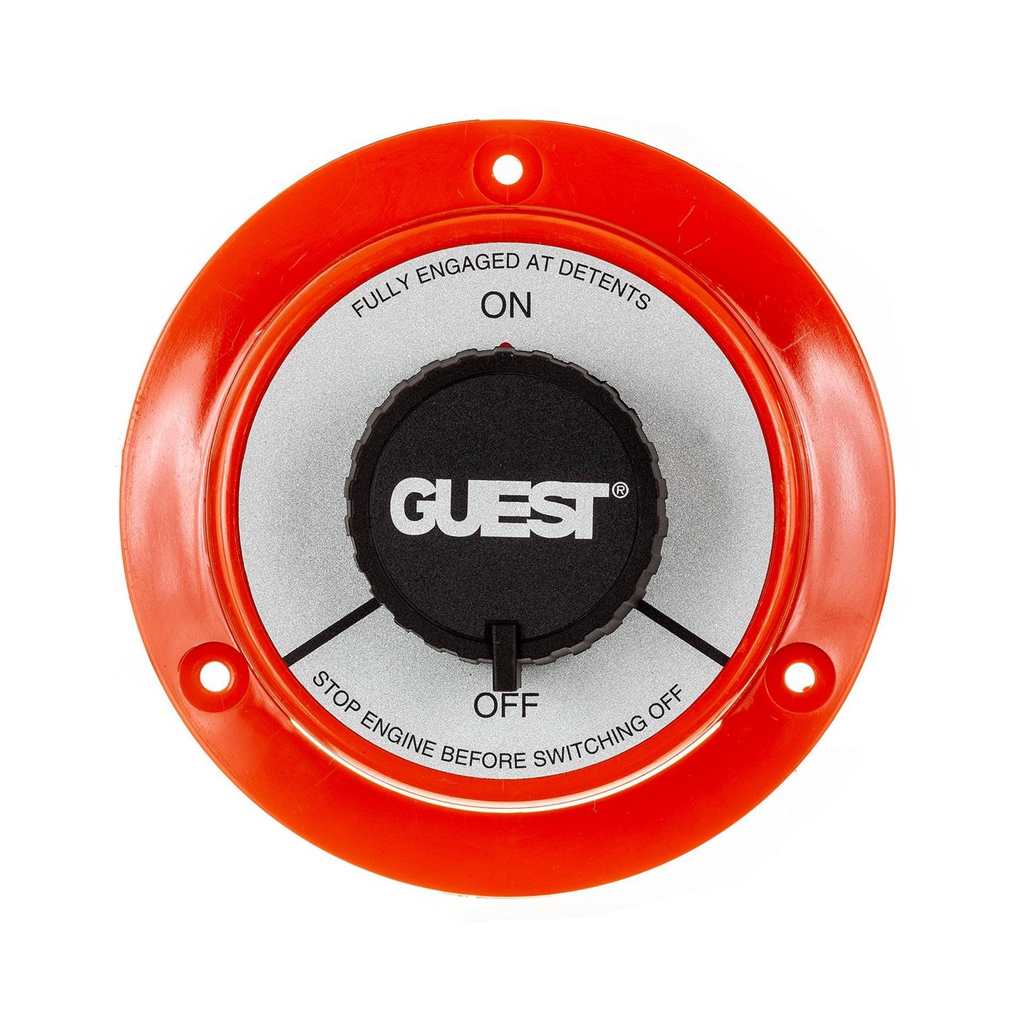 Seachoice Battery Select Switch, 2 Positions On/Off, 5-1/2 in. Dia. X 2-5/8 in. High