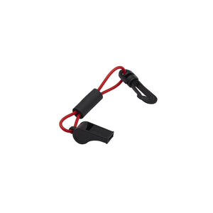 Seachoice Whistle w/ Lanyard, Red/Black