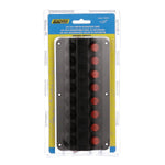Seachoice LED 12V 8-Switch Distibution Panel, Pre-Wired, Boat Panel Mount