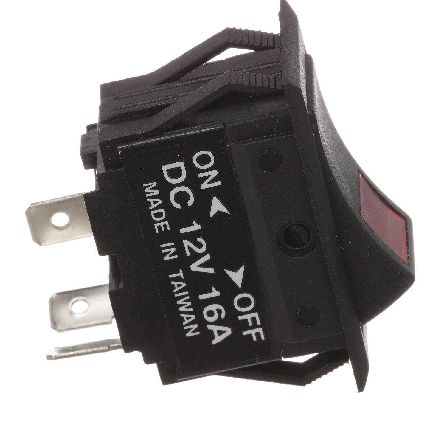 Seachoice Illuminated Rocker Switch, 3 Terminal, On/Off