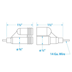 Seachoice In-Line Fuse Holder With Spare, Waterproof, 10 Amp Fuse