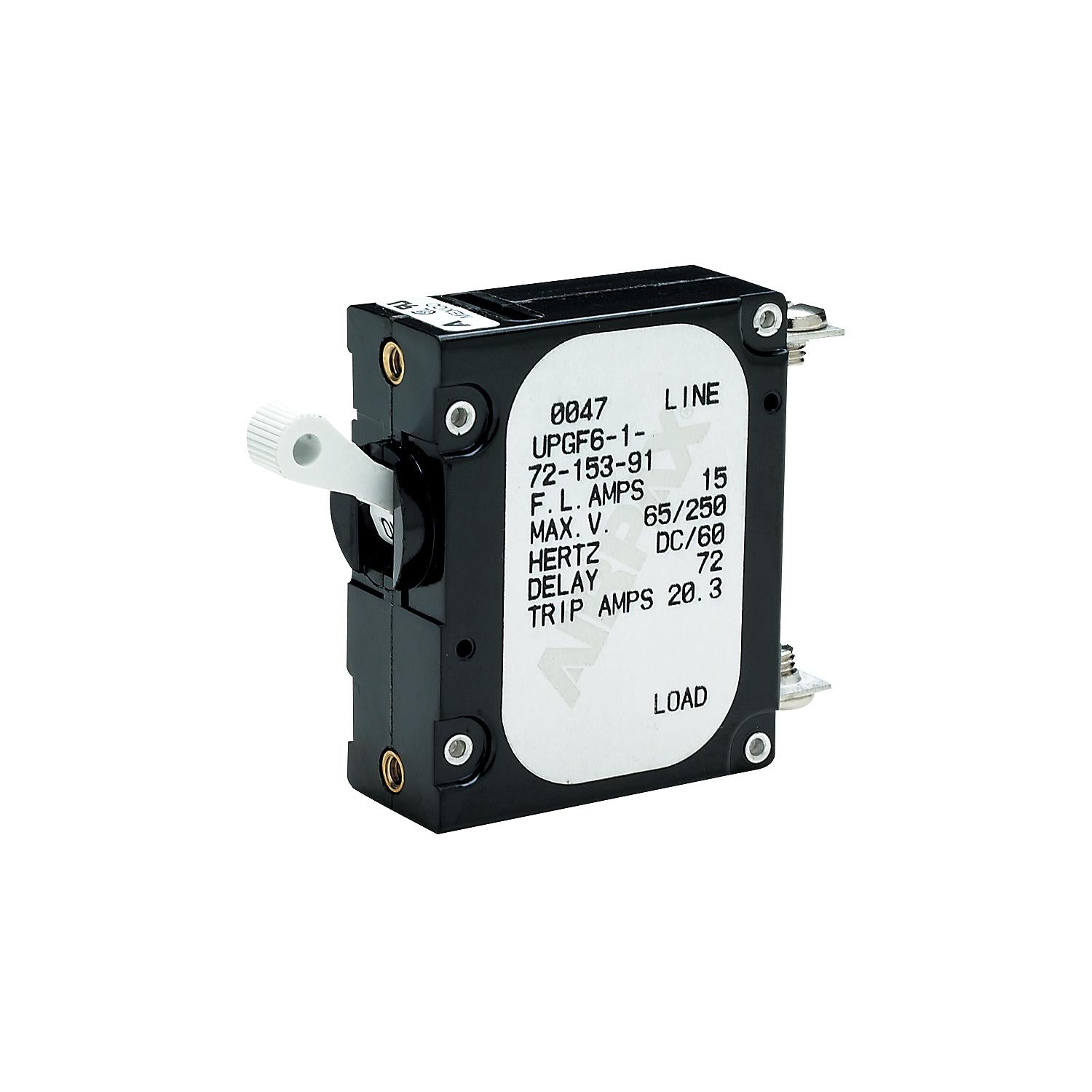 Seachoice AC/DC Panel Breaker With Single White Actuator