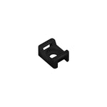 Seachoice 14193 Saddle Mount, Black, #6 Fastener, 10/pk