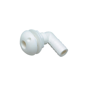 Seachoice 90-Degree Thru Hull Fitting, Fits 3/4 In. ID Hose, 7/8 In. Max. Hull