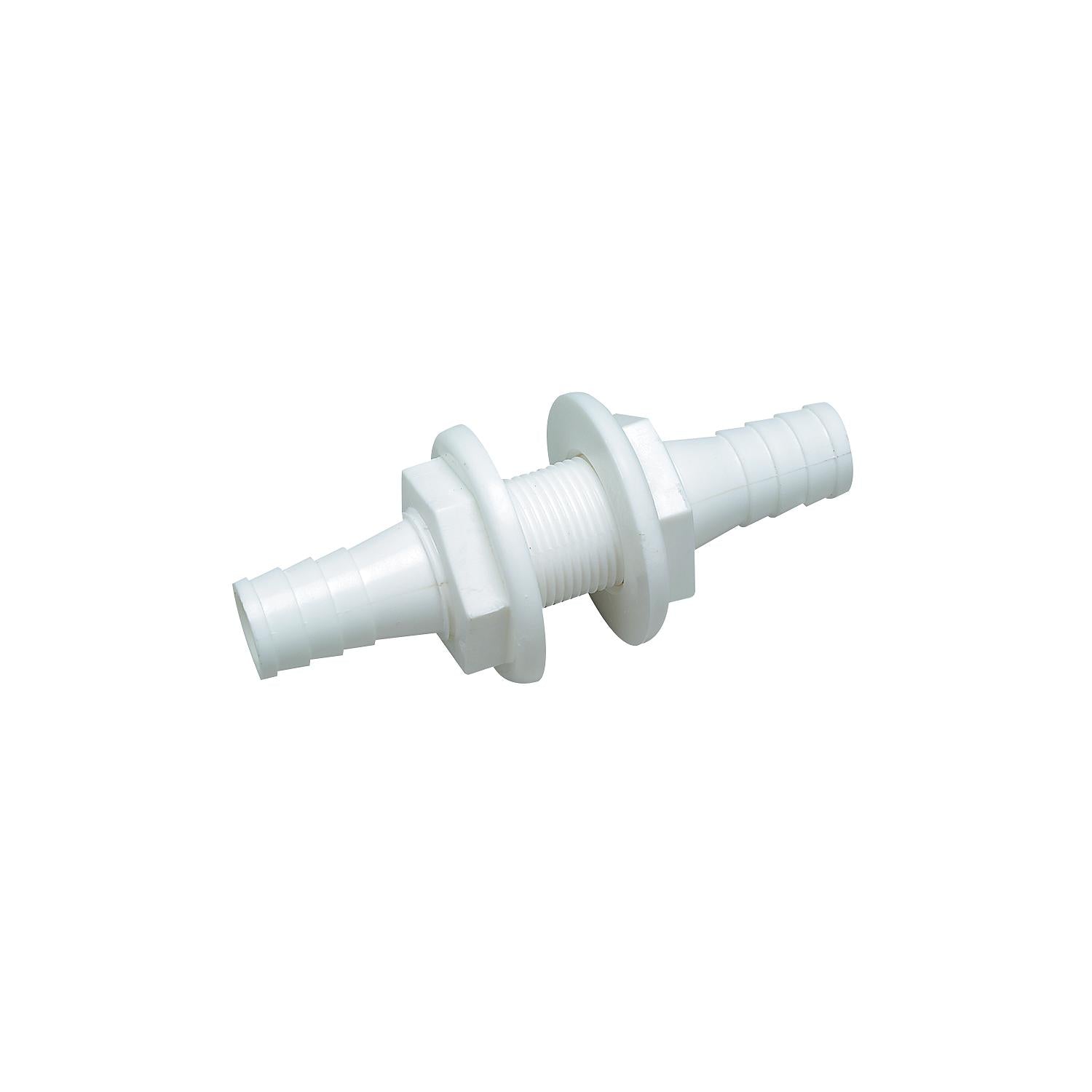 Seachoice Double-Ended 3/4" x 3/4" Thru Hull Connector For Hose