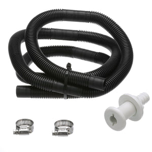 Seachoice Bilge Pump Installation Kit For 3/4 In. Outlets, Includes 6 Ft. Hose, 2 Hose Clamps, and Thru-Hull Fitting