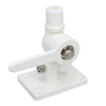 Seachoice 4-Way Nylon Antenna Ratchet Mounting Kit, White Finish