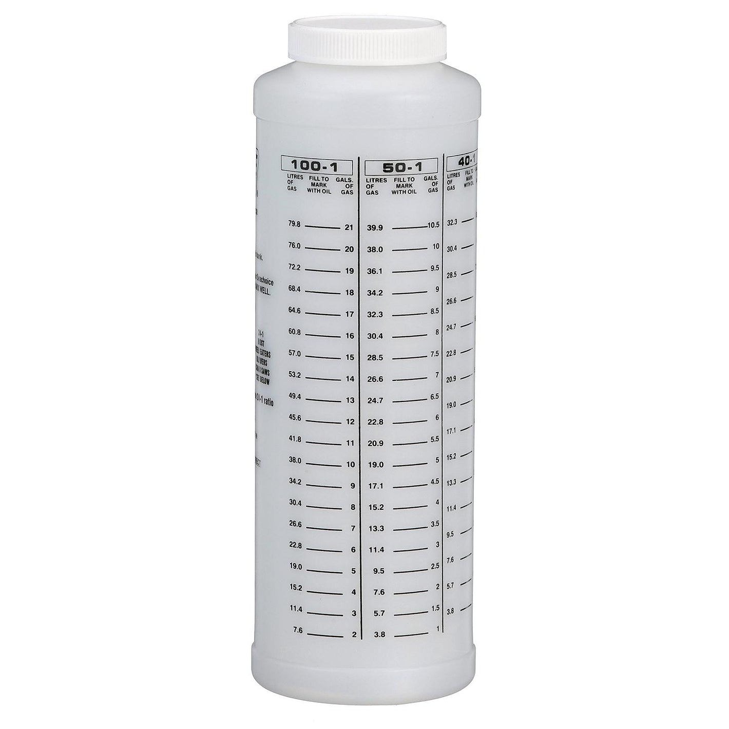 Seachoice 2-Cycle Engine, Oil to Gas Measuring Container, 32 Oz., Wide Mouth Bottle