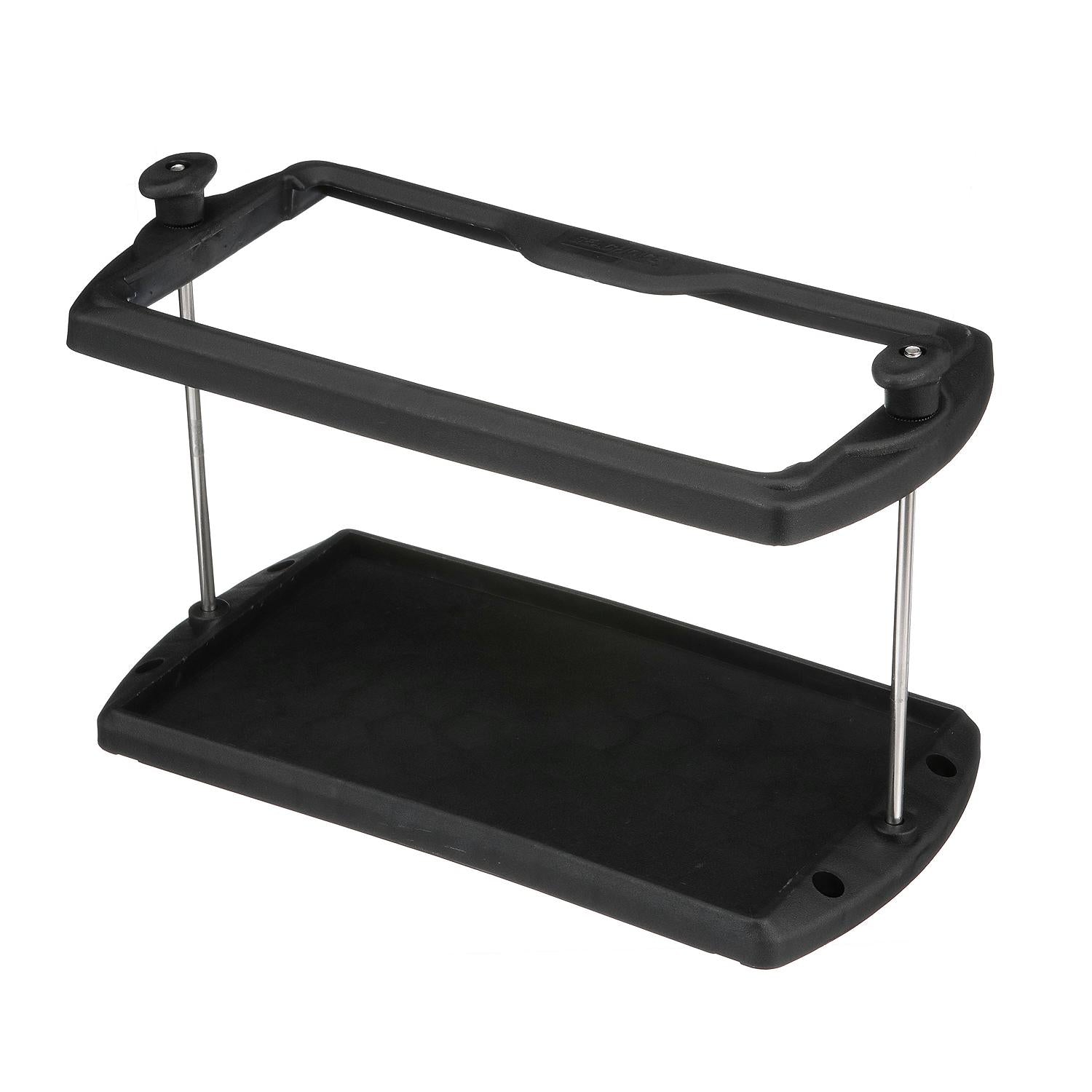 Seachoice USCG-Approved Premium Marine Group 27 Series Hold-Down Battery Tray, Black