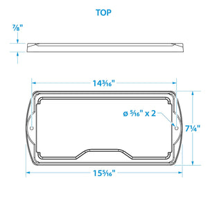 Seachoice Premium Battery Tray with Stainless Steel Hardware, 29 Series