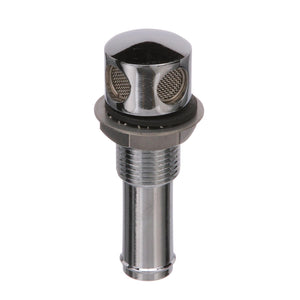 Seachoice Thru Hull Fuel Tank Vent, Chrome-Plated Brass, 5/8 in.