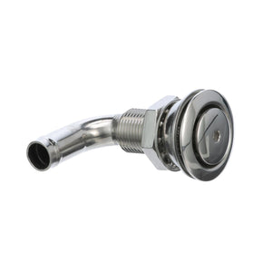 Seachoice 23061 90 Degree Stainless Steel Flush Mount Fuel Vent for 5/8" Hose