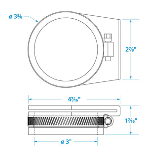 Seachoice Exhaust Guard Covers (2 Per Pack)