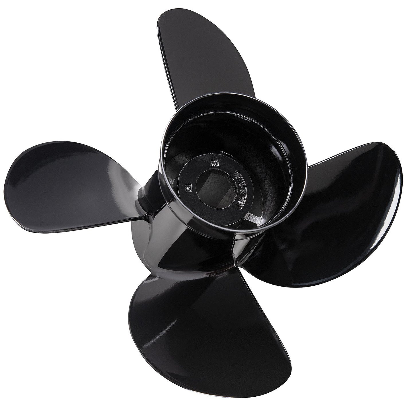 Seachoice 28723 4-Blade Aluminum Propeller, 17" Pitch, 14" Dia., RH Rotation