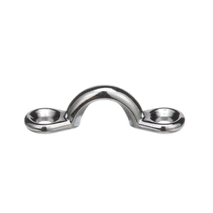 Chrome Plated Zinc Eye Straps 1-7/8in L x 3/8in ID Eye, 4/PK