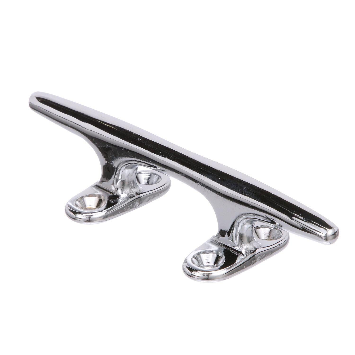 Seachoice Chrome Plated Polished Cast Brass Hollow Base Yacht Cleat