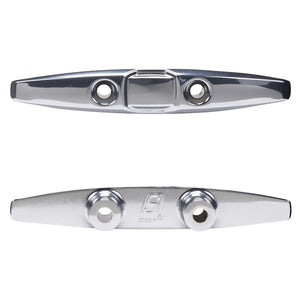 Seachoice 30331 Open Base Cleat, Chrome/Zinc, 6" L x 1" W x 1-1/8" H