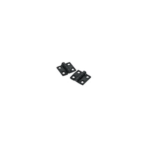 Seachoice Butt Hinge, 1-1/2" x1-3/8 Black Nylon , Pair