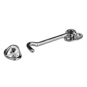 Seachoice 36141 Chrome Plated Brass Cabin Door Hook, 3"