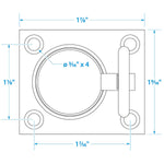 Seachoice Flush Ring Pull