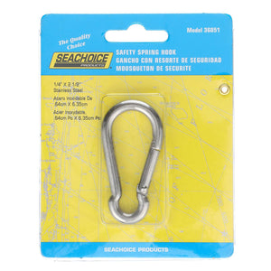 Sfty Spring Hook-SS-Bulk-1/4