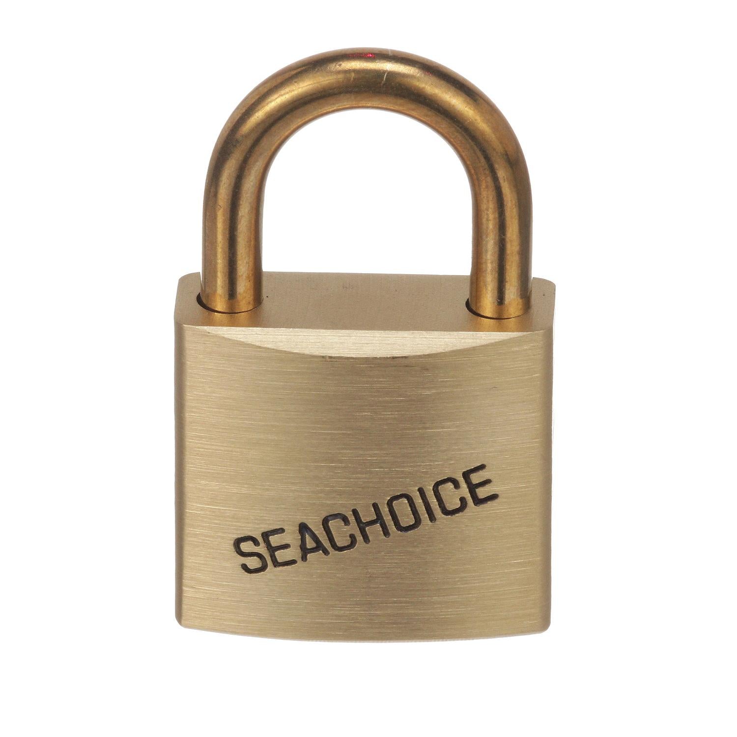 1-1/4in Solid Brass Body Padlock - Single Lock