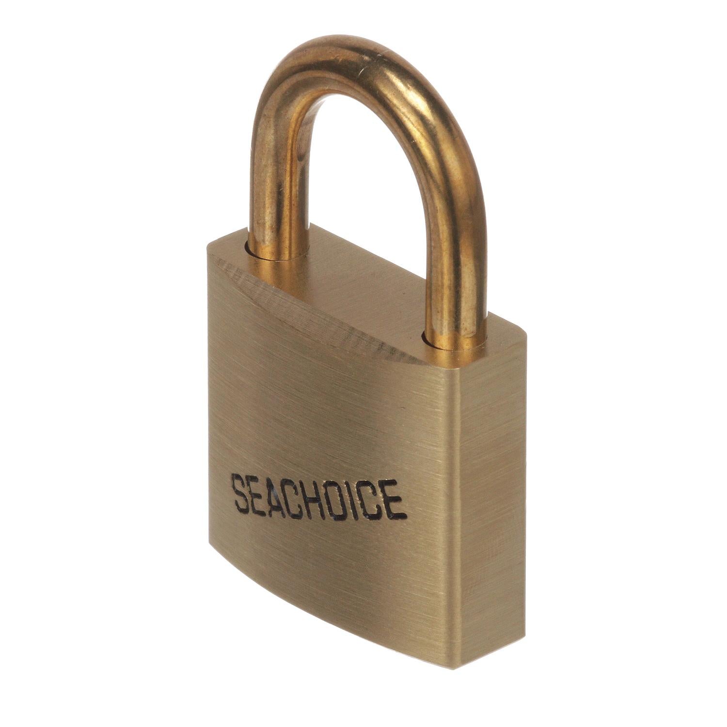 1-1/2in Solid Brass Body Padlock - Single Lock