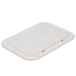 Seachoice 39121 Polypropylene 7" x 11" ID Pry-Out Type Hatch-White