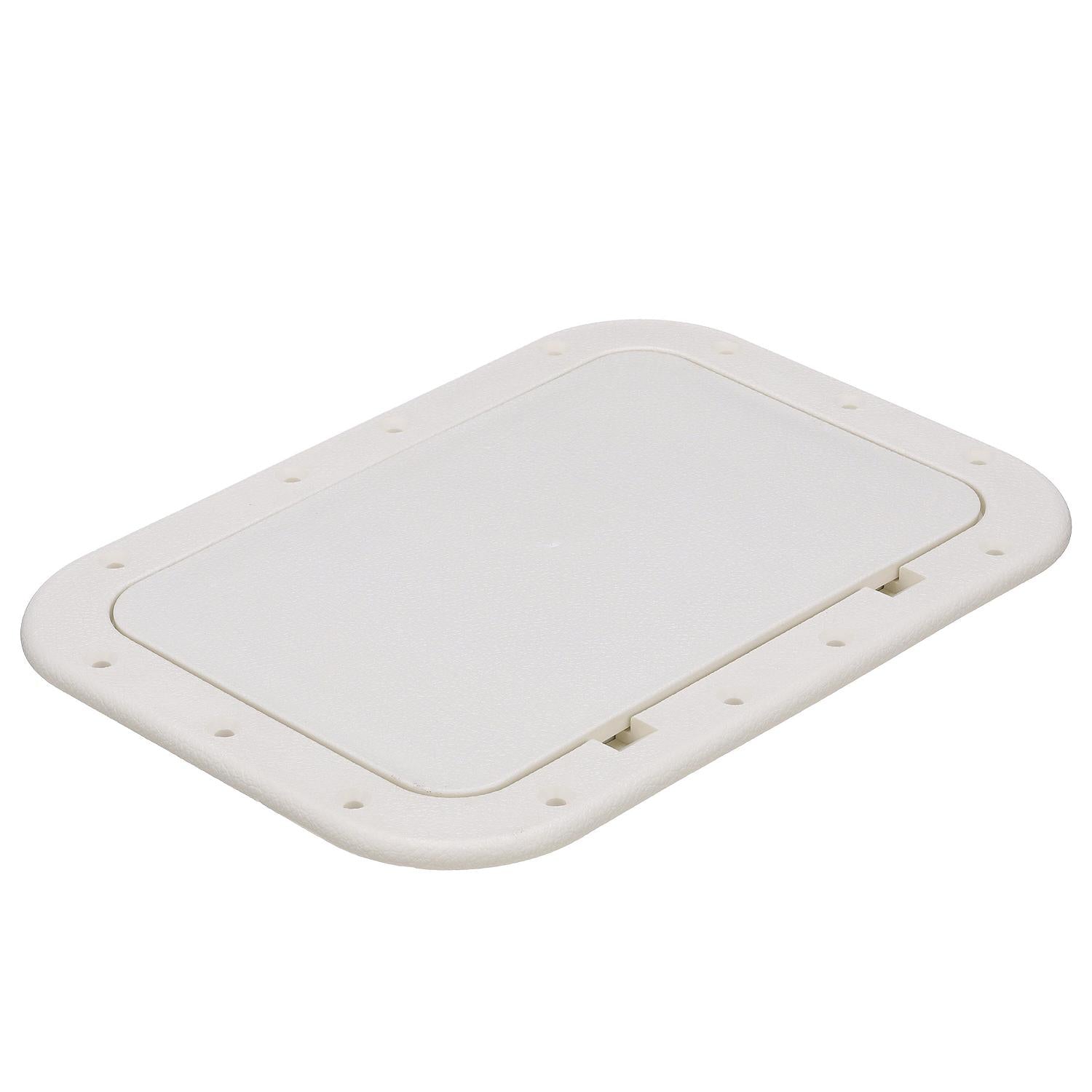 Seachoice 39121 Polypropylene 7" x 11" ID Pry-Out Type Hatch-White