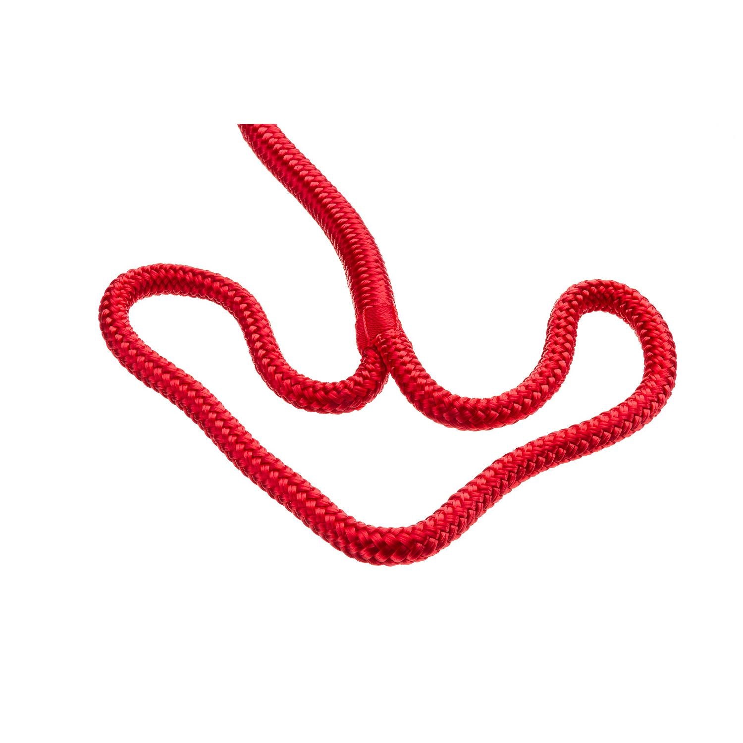 Double Braid Nylon Dock Line, Red, 3/8in x 15ft