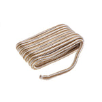 Seachoice 40061 Double Braid Nylon Dock Line 5/8" x 35' Gold/White