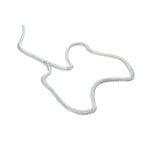 Double Braid Nylon Dock Line, White, 3/8in x 15ft