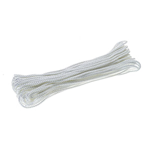 Braided Utility Line, White, 1/8in x 100ft