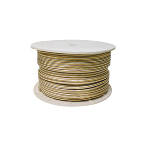 Gold/White Double Braid, 5/8" x 600'