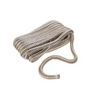 Seachoice 40241 Double Braid Nylon Dock Line 1/2" x 20' Gold/White