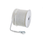 3-Strand Twisted Nylon Anchor Line, White, 3/8in x 150