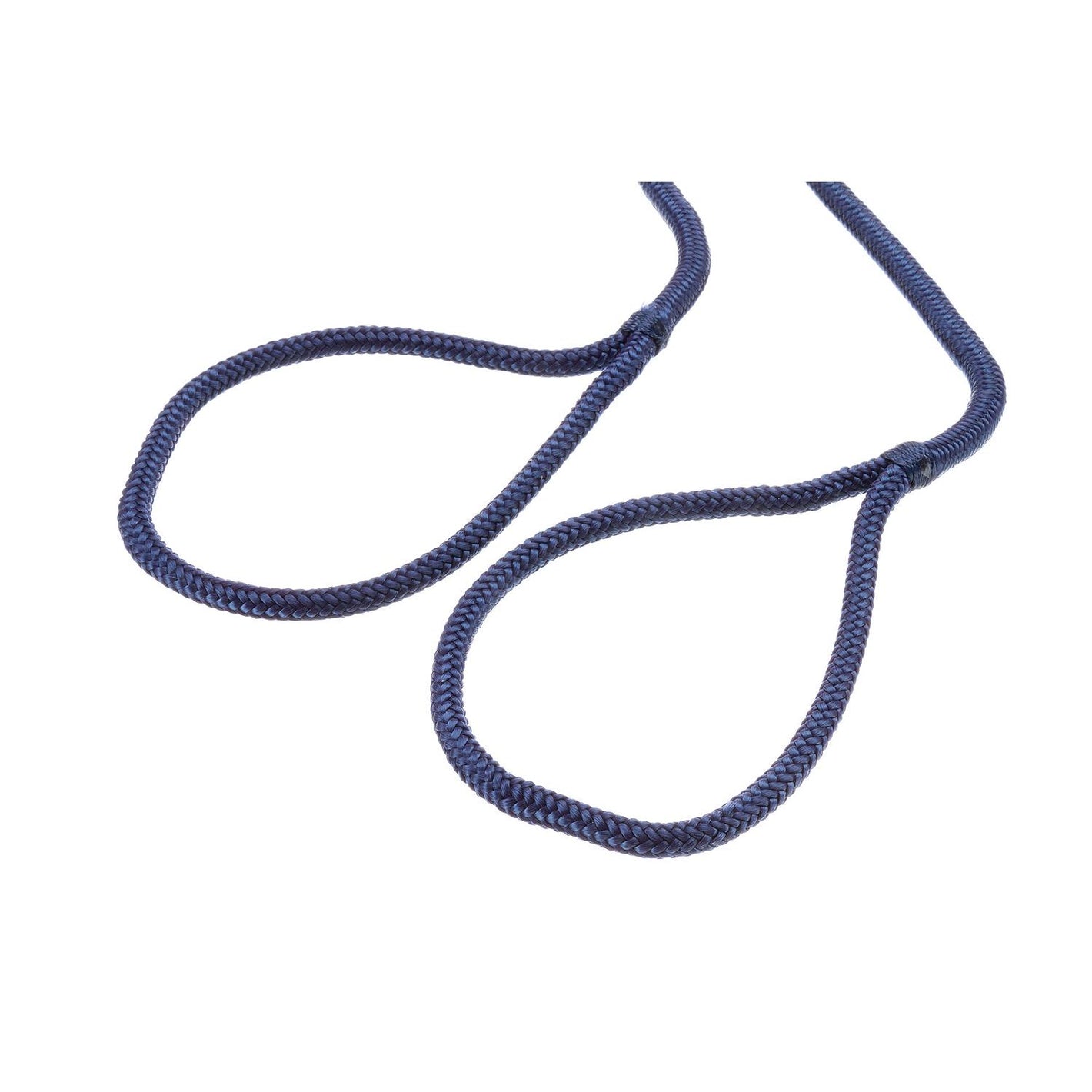 Double Braided Nylon Fender Line, Navy, 1/4in x 6ft, 2/PK