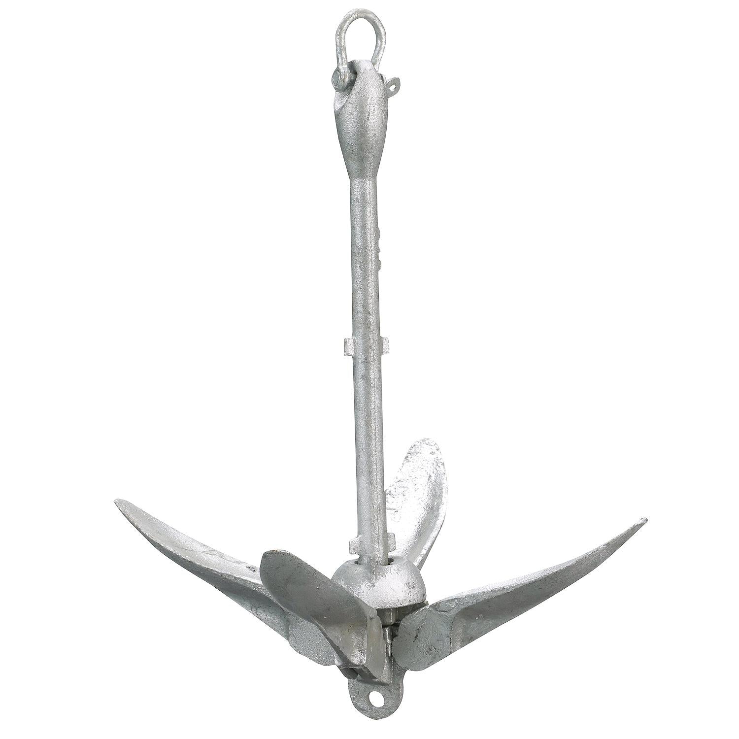 Seachoice 41020 Galvanized Folding Grapnel Anchor, 7 lbs.